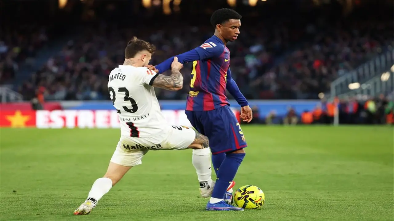 بالدي بعد الفوز على إسبانيول: لا مجال للتهاون.. ومستعدون لمواجهة أتلتيكو مدريد